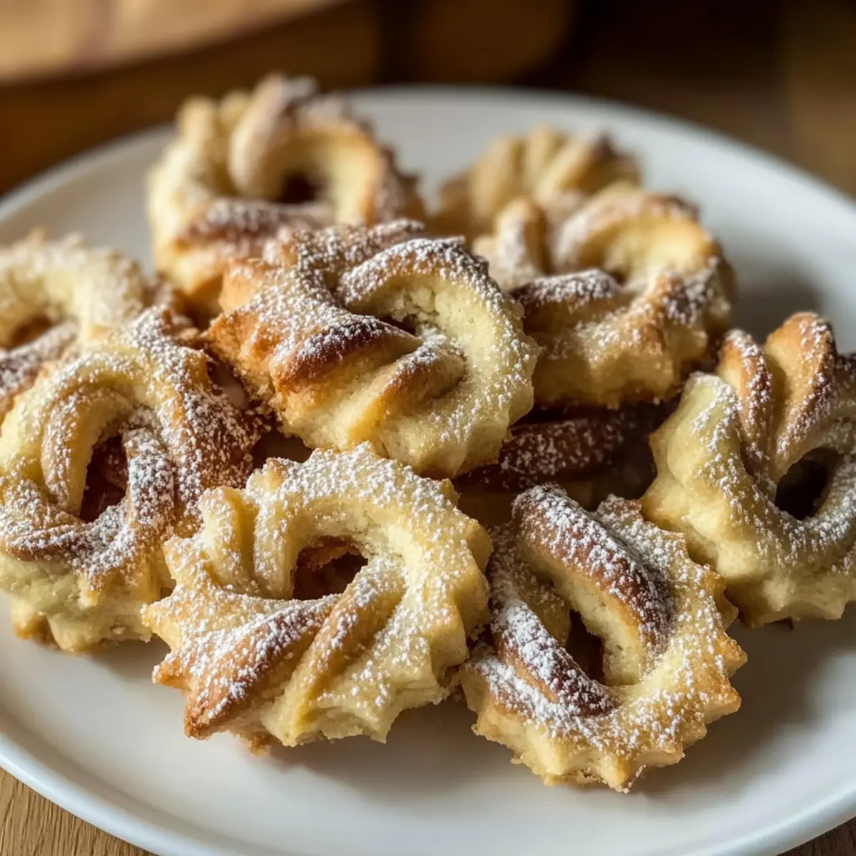 Gedrehte Nuss Plätzchen für festliche Genussmomente