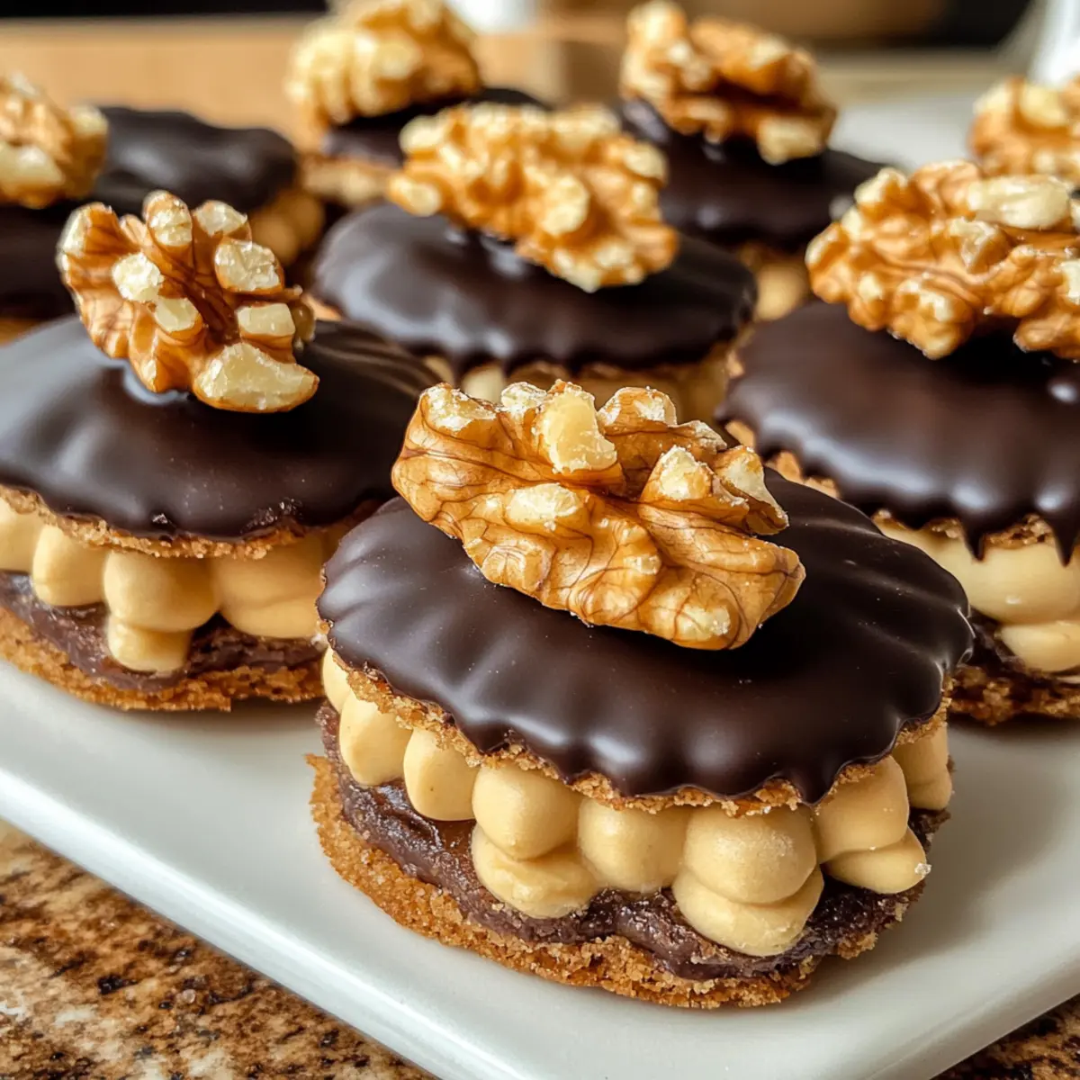 Walnuss Marzipan-Plätzchen wie bei Oma