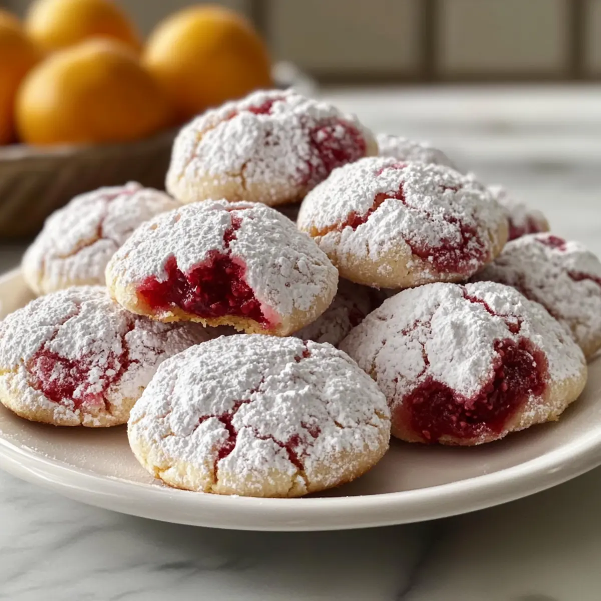 Himbeer-Crinkle-Kekse für fruchtige Genussmomente