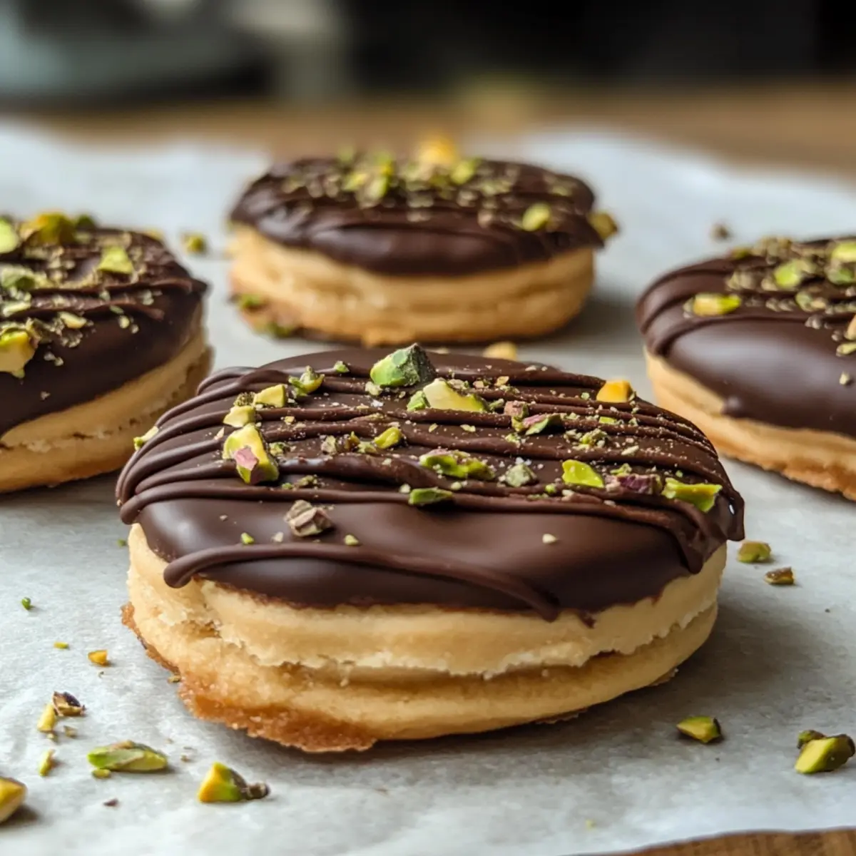 Nougat Marzipan Gebäck für festliche Genussmomente