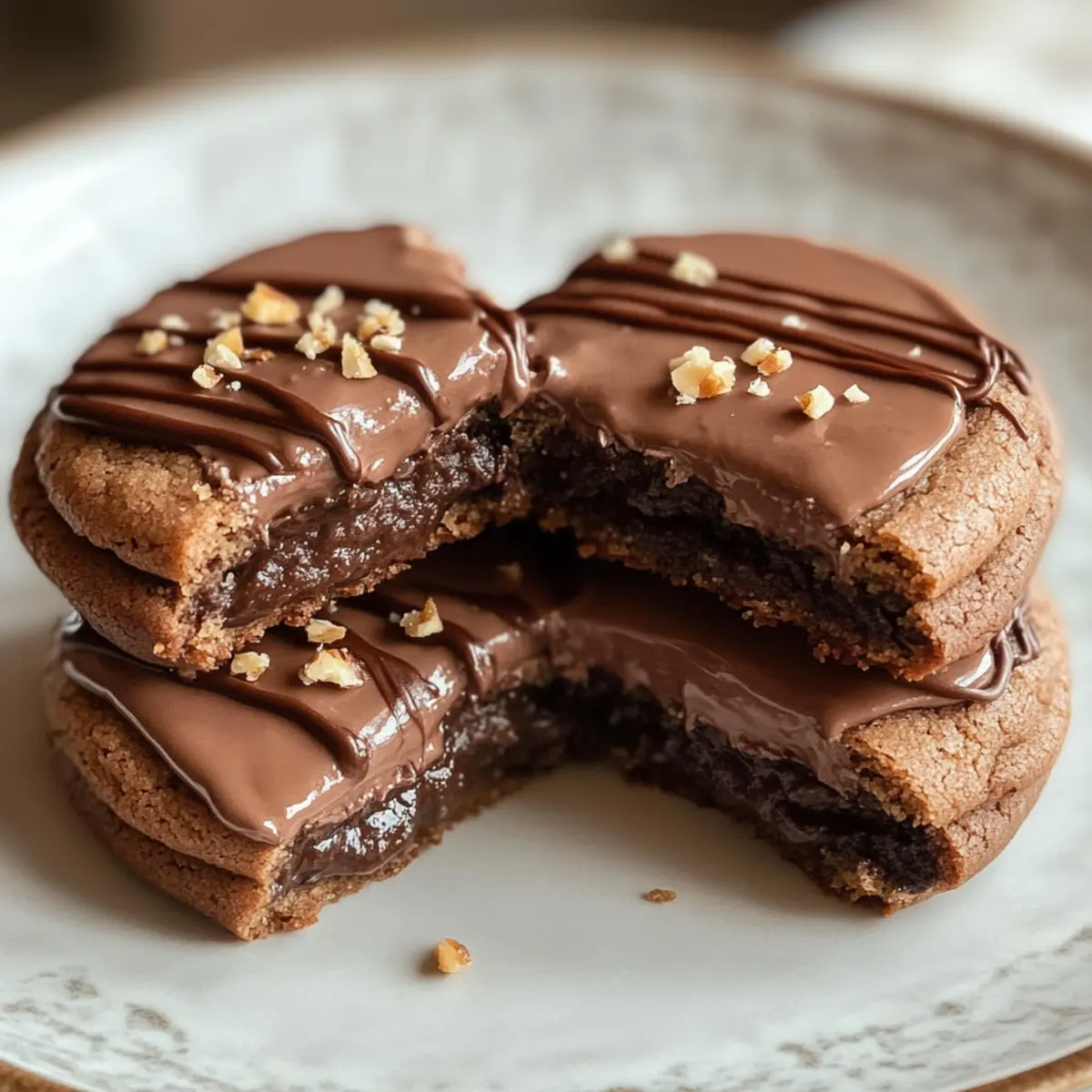 Nutella-Plätzchen zum Ausstechen für Weihnachten