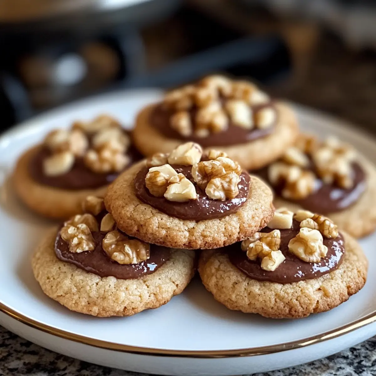 Omas Walnuss Marzipan Plätzchen zum Verlieben