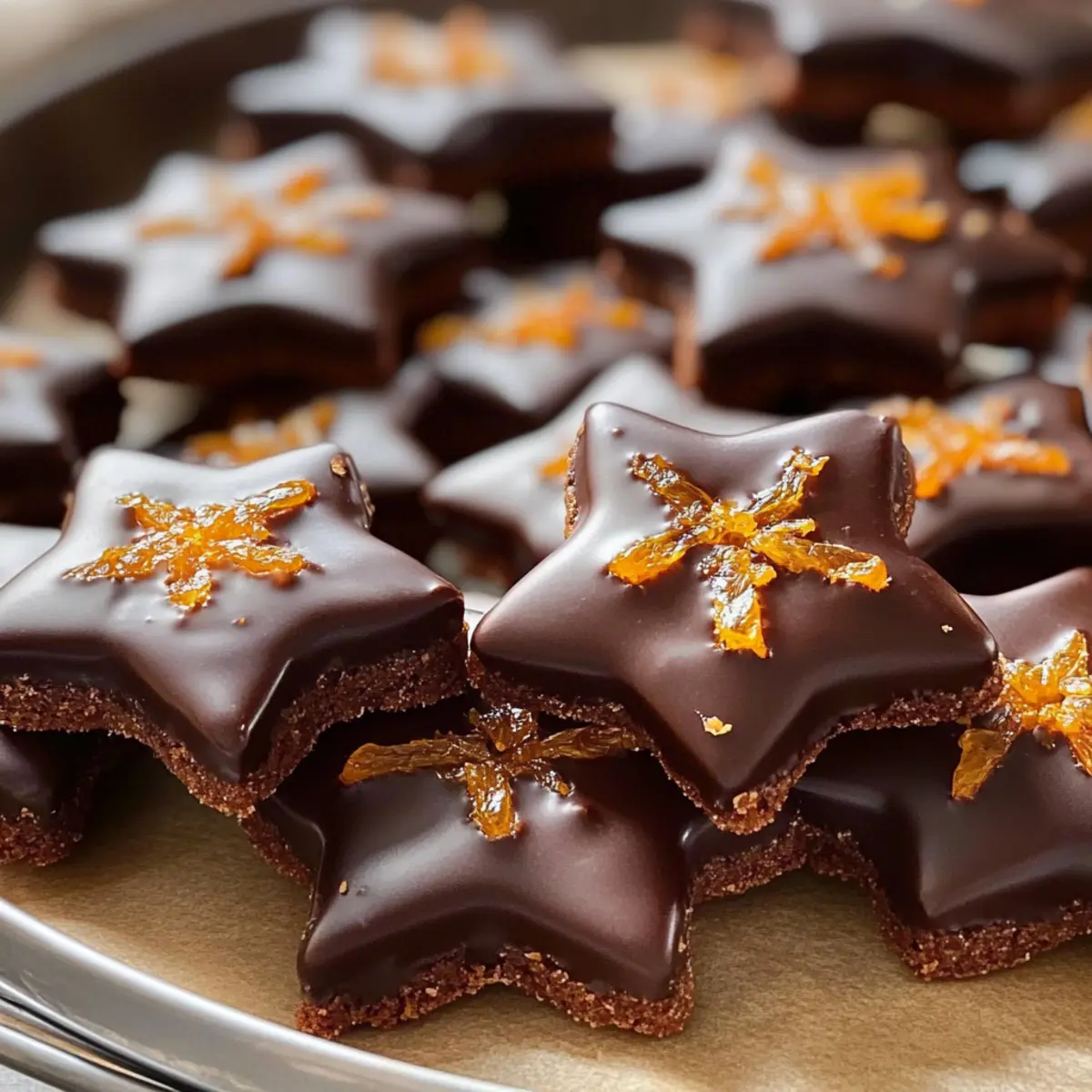 Saftige Schoko-Orangen-Sterne: Zart und Aromatisch