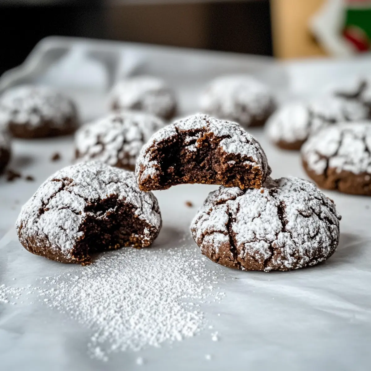 Schoko Crinkle Kekse – Leckere Schokoladenfreude