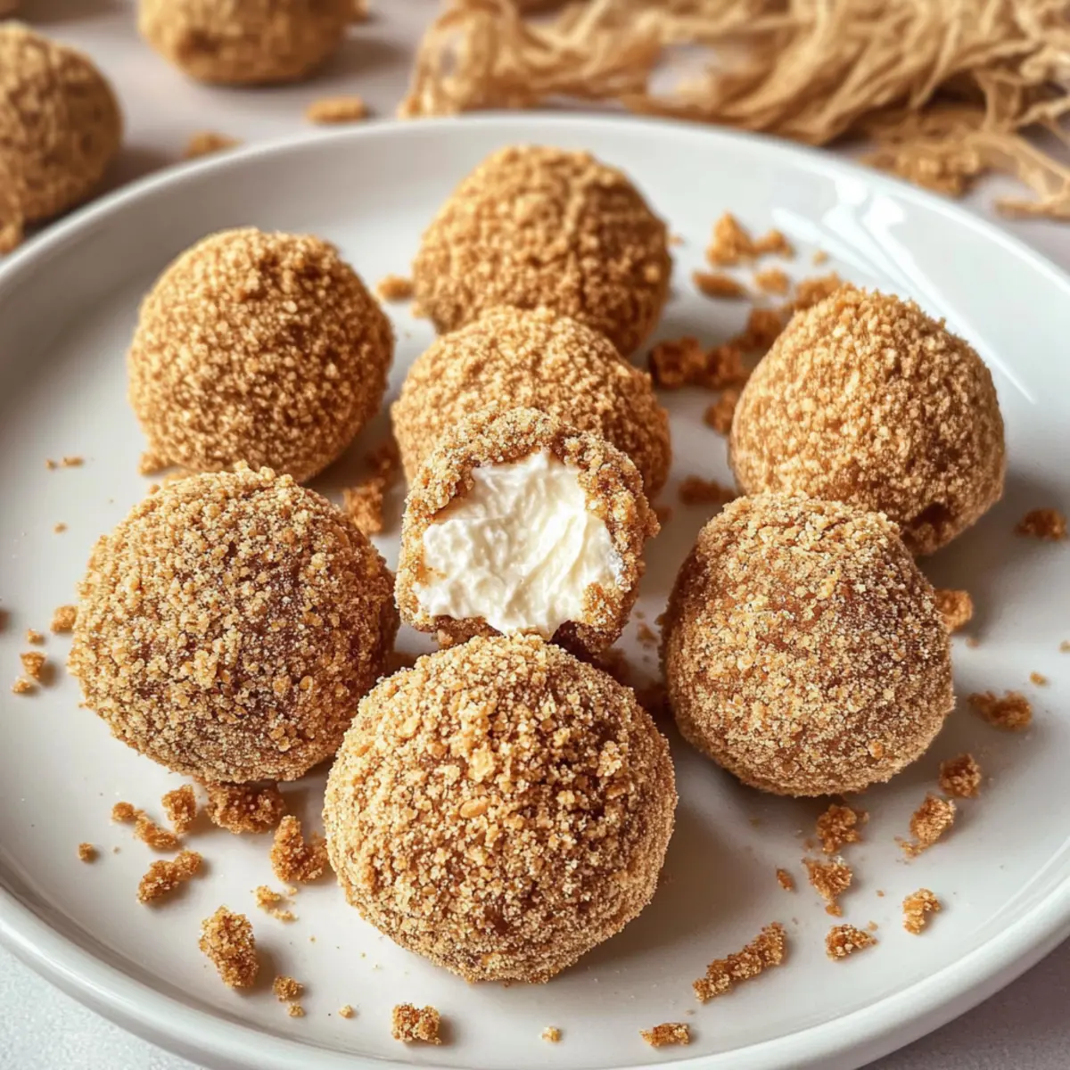 Spekulatiuskugeln mit Frischkäse ganz einfach herstellen