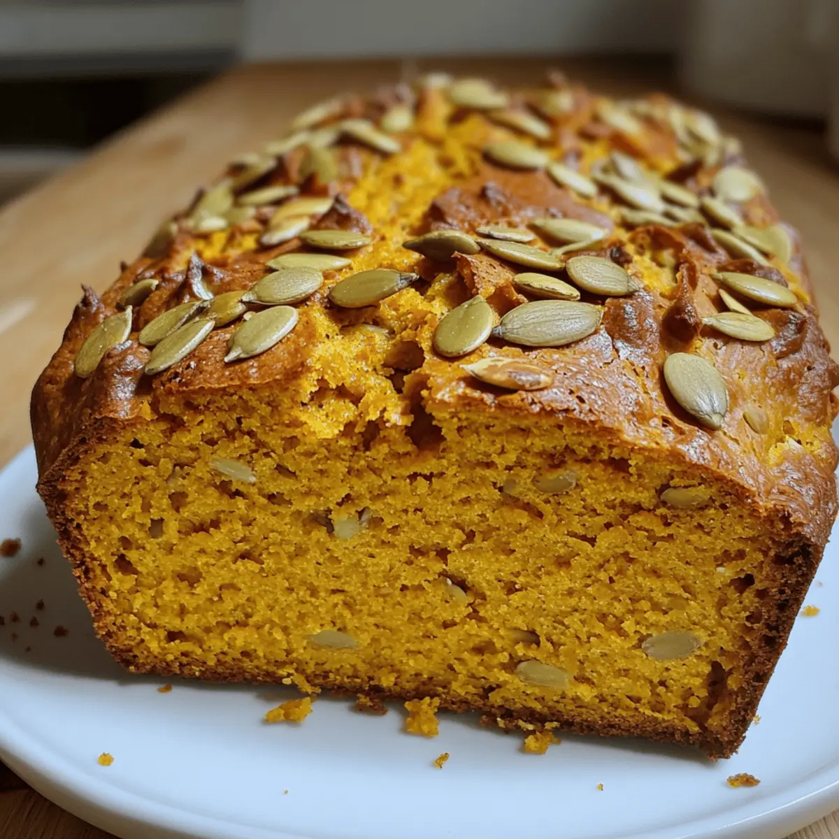 Kürbisbrot – Innen saftig mit knusprigem Topping