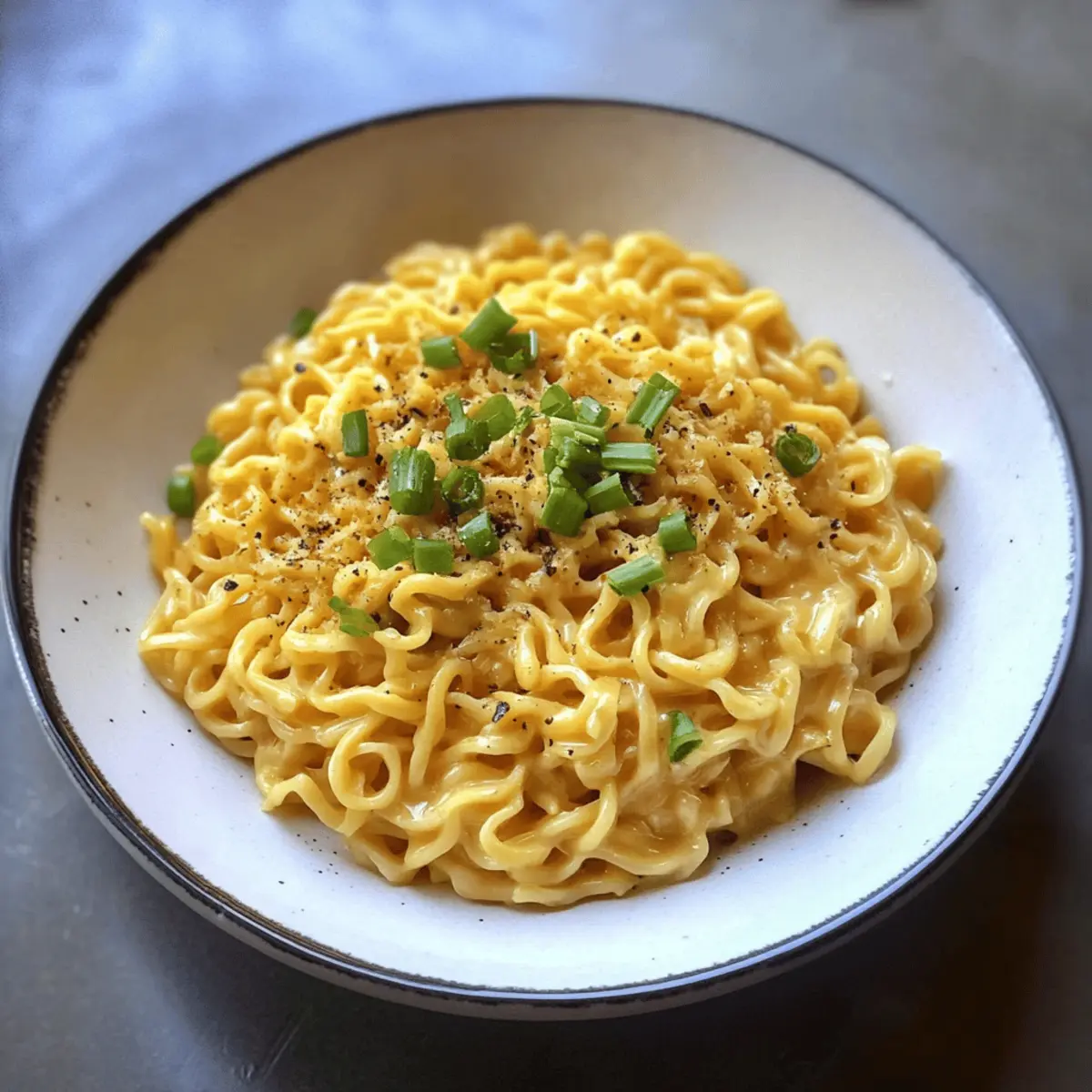 Käsige Ramen-Nudeln in 5 Minuten genießen