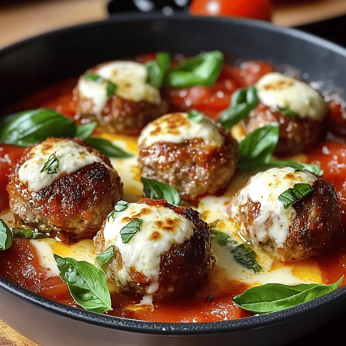 Hackbällchen Caprese selber machen leicht gemacht