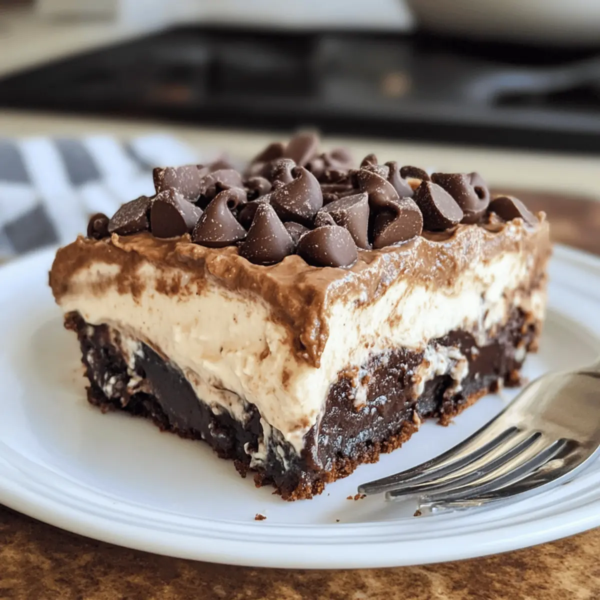 Schokoladenlasagne pflanzlich und glutenfrei genießen