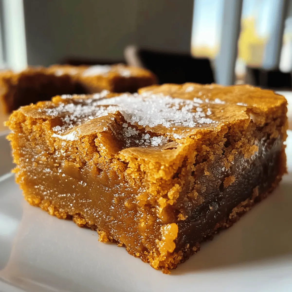 Rezept für gesalzene Ahorn-Kürbis-Blondies für den Herbst