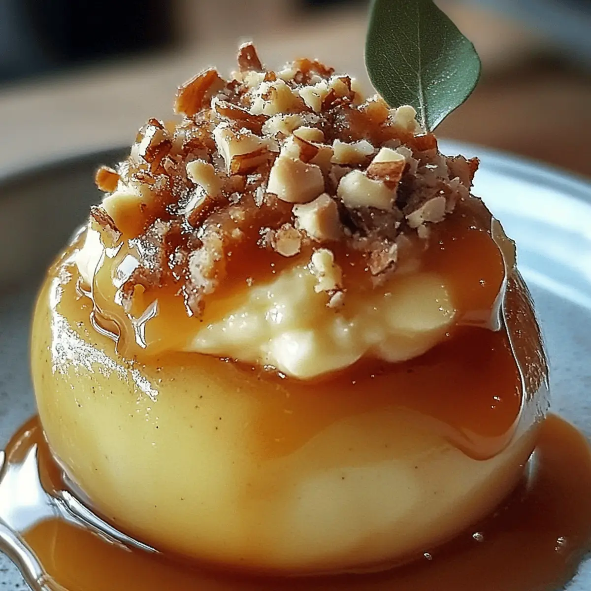 Äpfel gefüllt mit Käsekuchen: Der perfekte Herbstgenuss