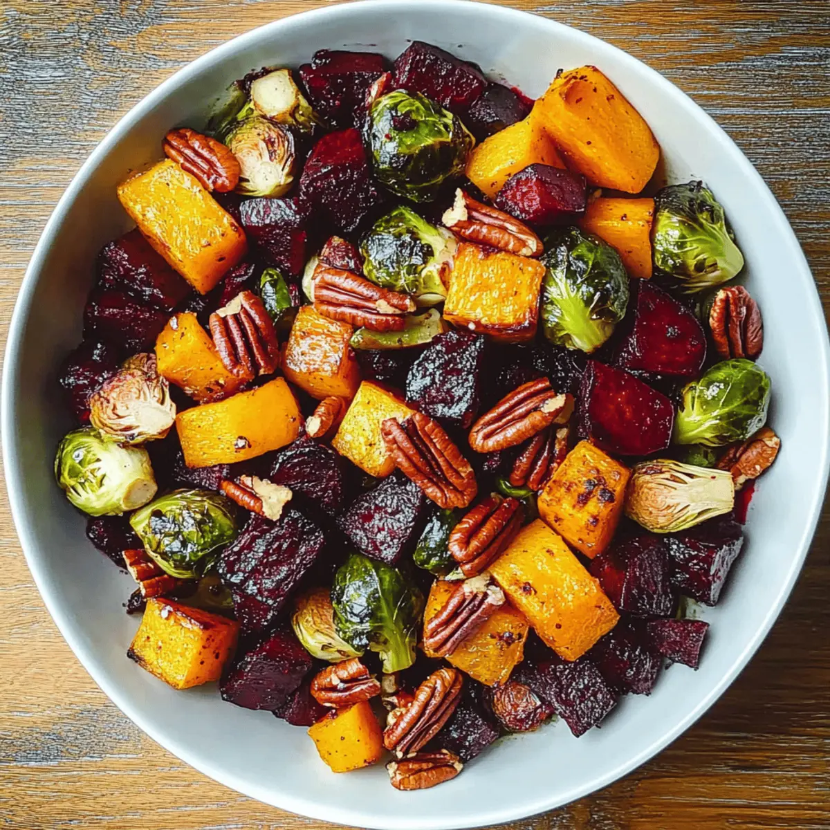 Wintergemüsesalat mit Butternusskürbis genießen
