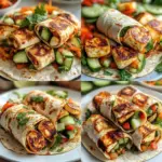 Süße Chili Halloumi Wraps