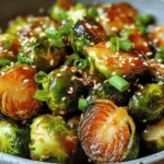 Honig Sriracha Rosenkohl Einzigartiger Genuss