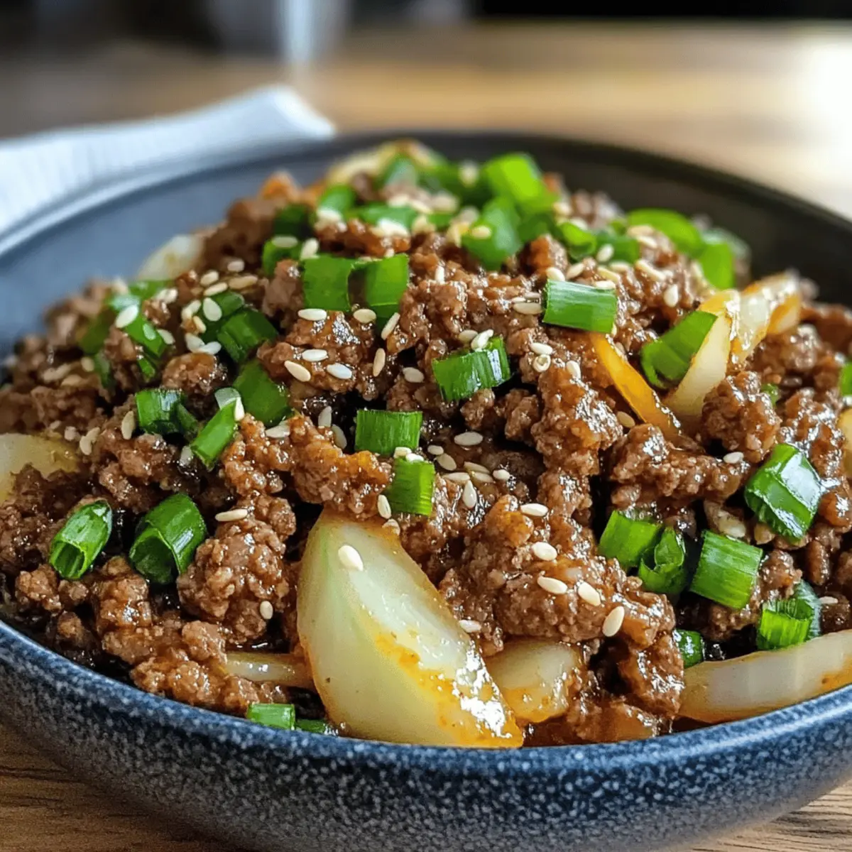 Einfaches Bulgogi mit Hackfleisch für jeden Tag