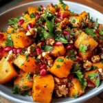 Libanesischer gerösteter Kürbissalat