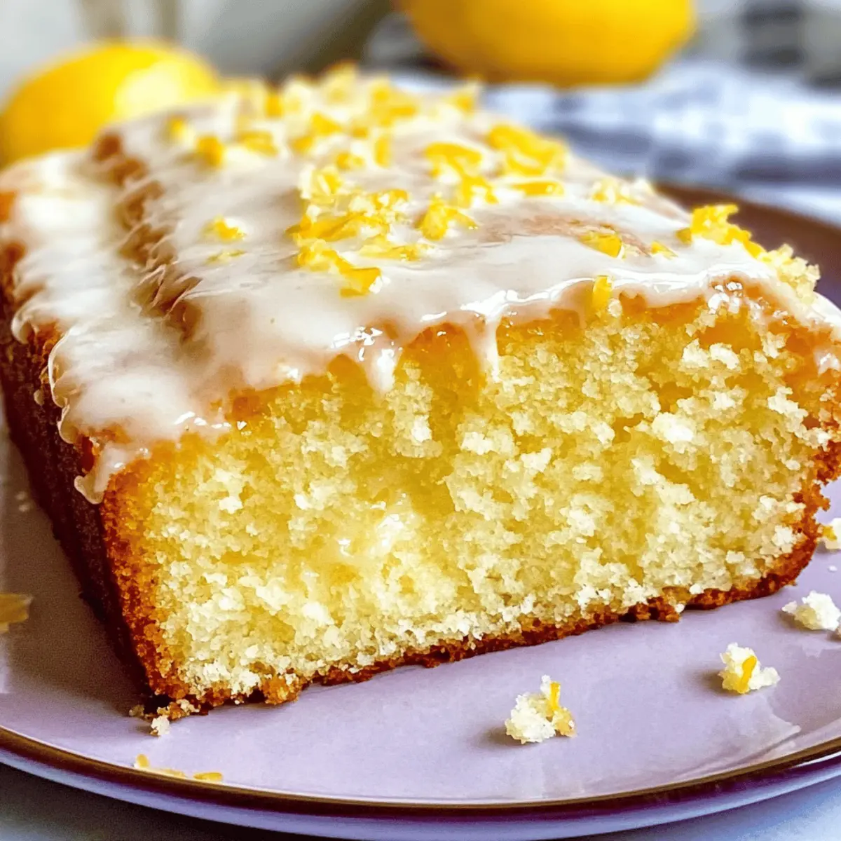 Saftiger Zitronenkuchen mit Joghurt genießen
