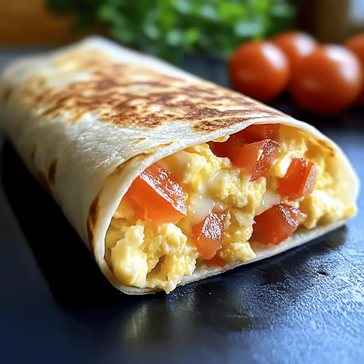 Frühstücks-Wrap mit Ei und Käse – Lecker und schnell