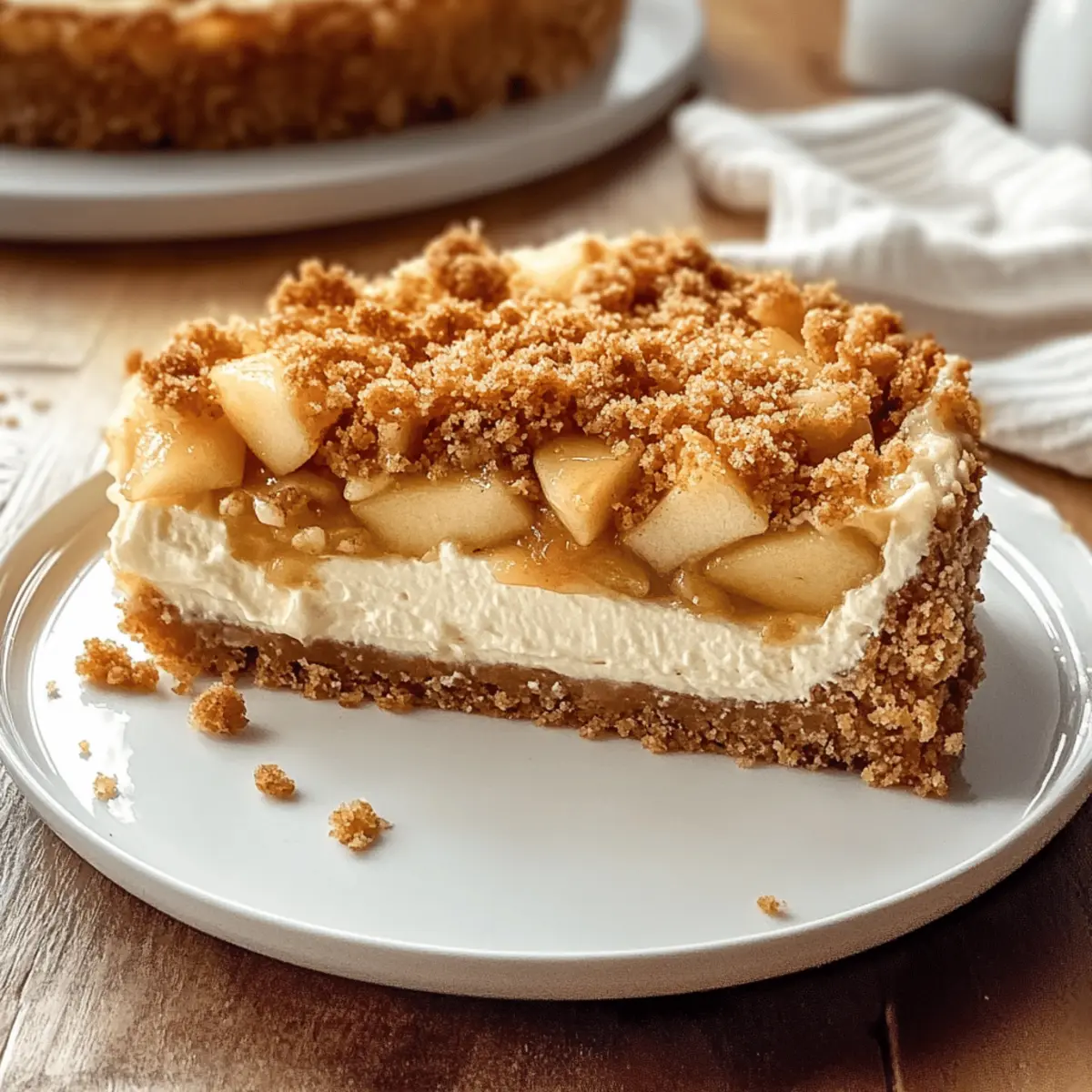 Apfelcrumble-Käsekuchen: Einfach & Köstlich genießen