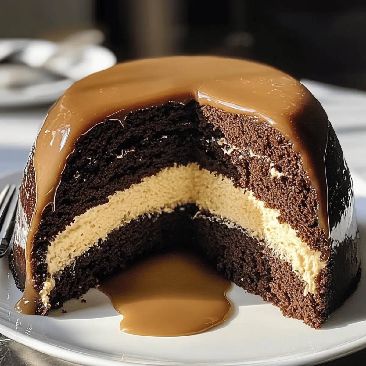 Schoko-Gugelhupf mit Cheesecakefüllung: Ein Traumstück