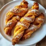 Kürbiskuchen-Drehungen