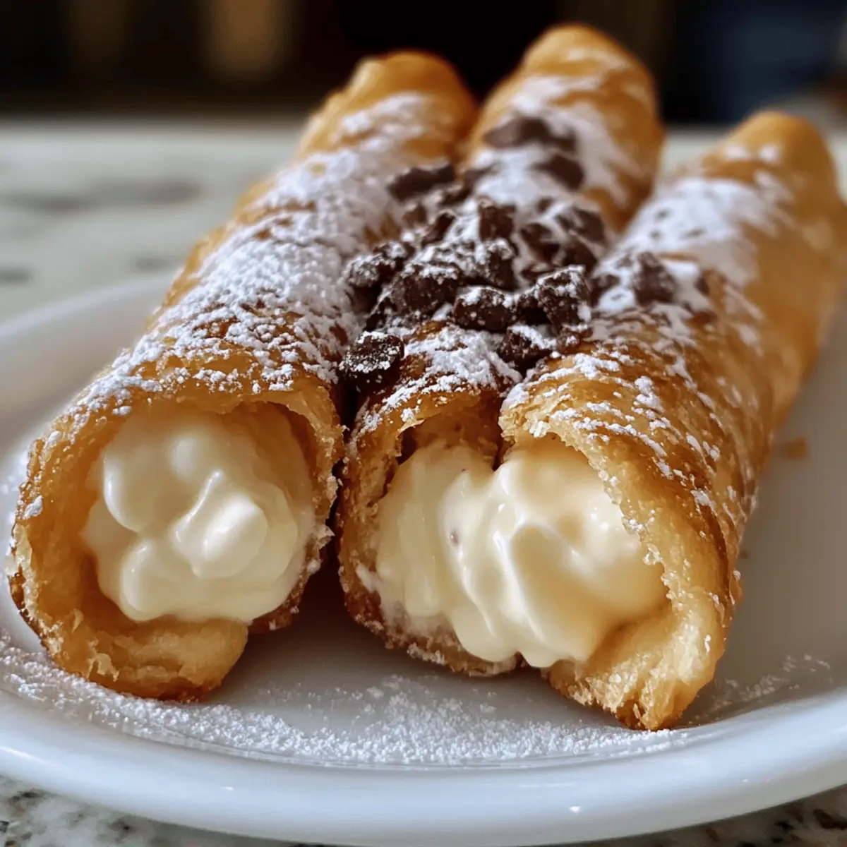 Cannoncini mit italienischer Creme: Ein süßes Fest für die Sinne