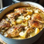 Französisches Apfelwein-Huhn