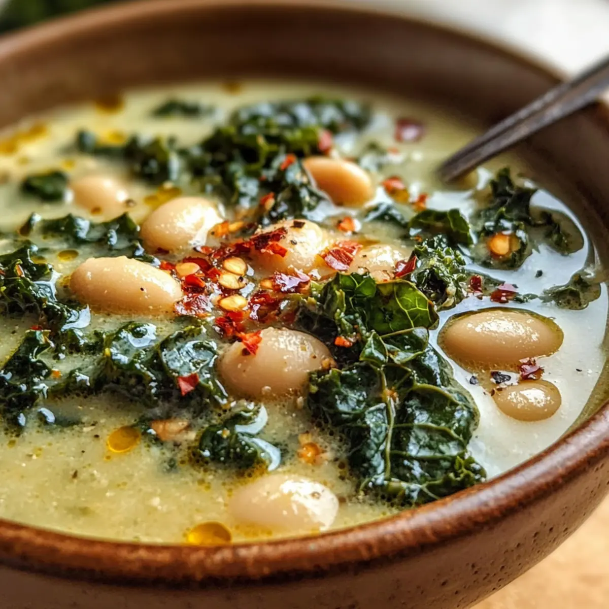 Cremige Grünkohl-Bohnen-Suppe für Wohlfühlmomente