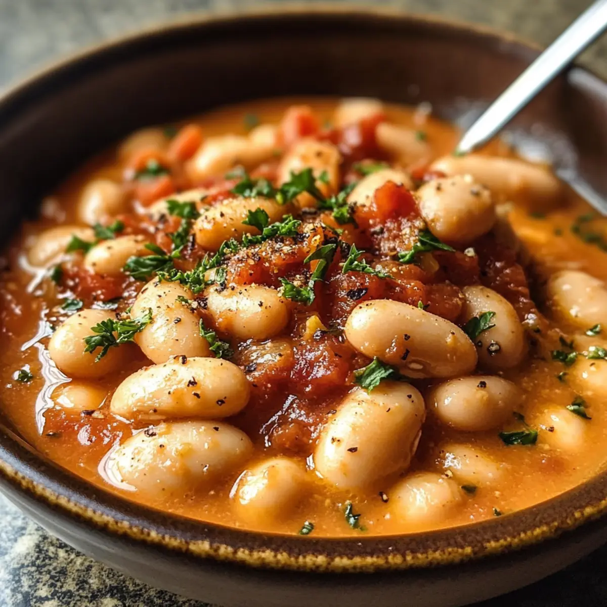 Cremige Tomaten-Bohnen-Pfanne: Blitzschnell und Lecker