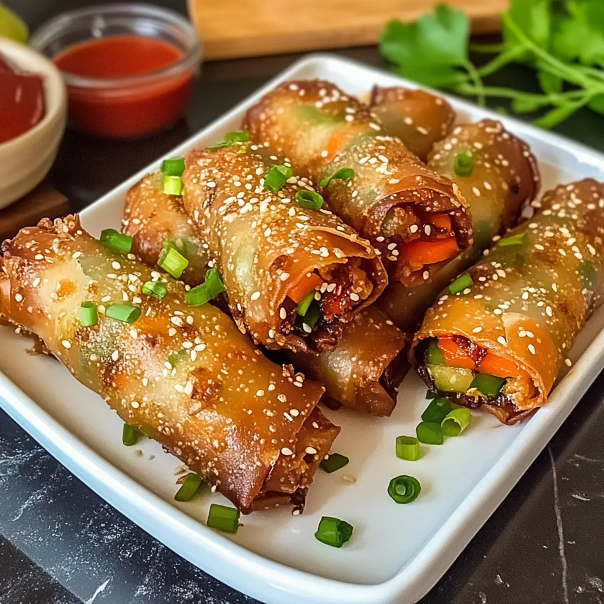 Crispy Frühlingsrollen Luftfritteuse – Schnell und Knusprig