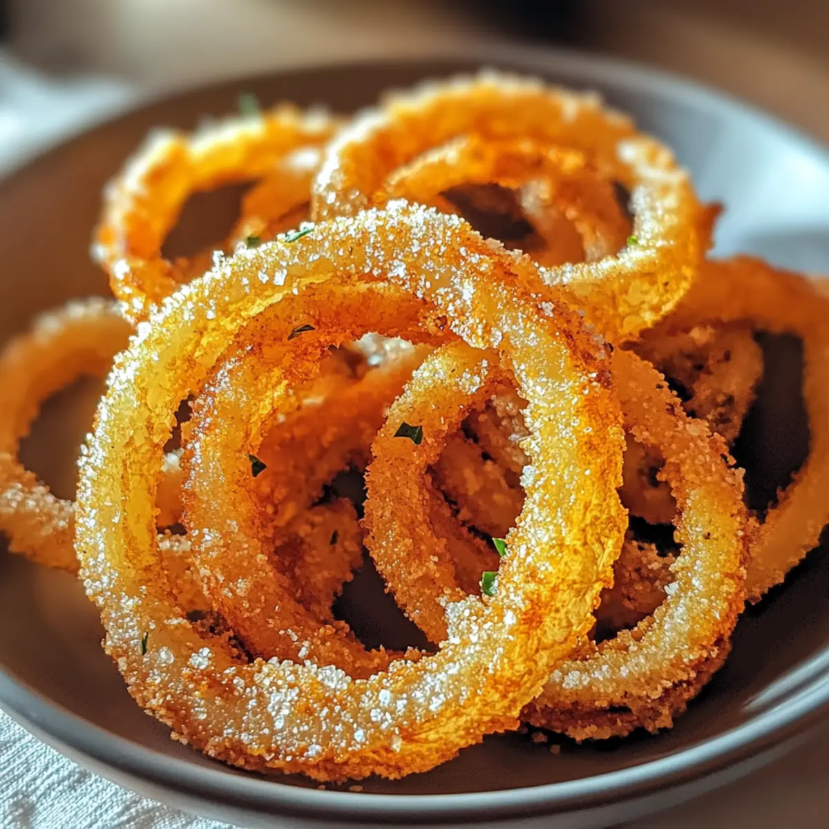 Crispy Zwiebelringe für den perfekten Snack