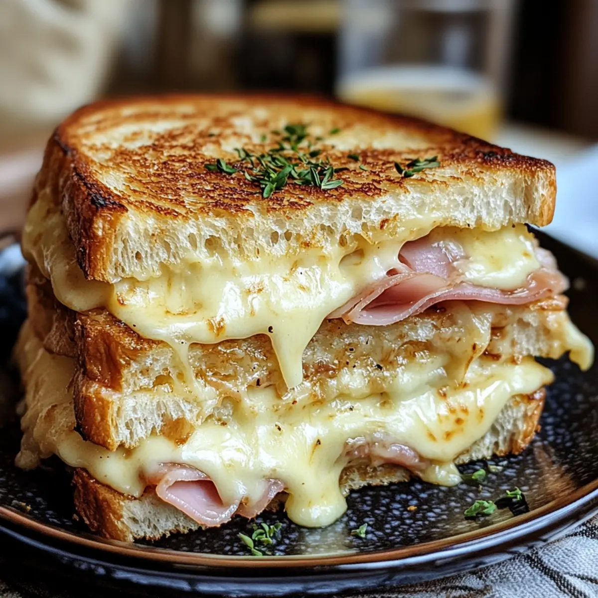 Leckere Croque Monsieur für dein schnelles Mittagessen