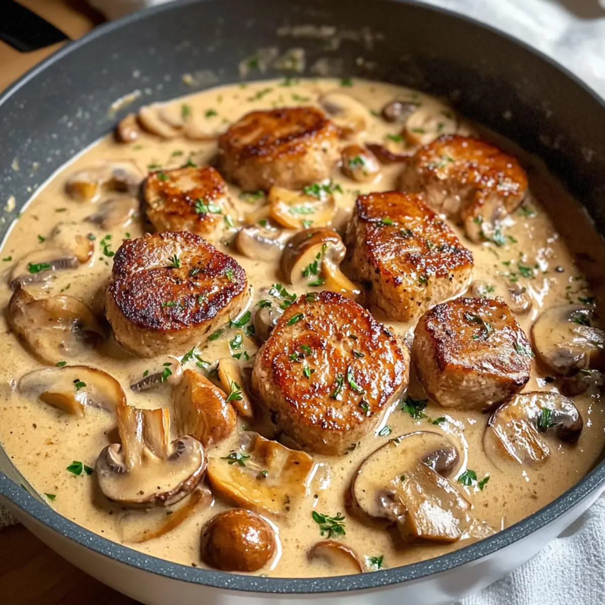 Filettopf mit Champignons: Schnelles Wohlfühlessen