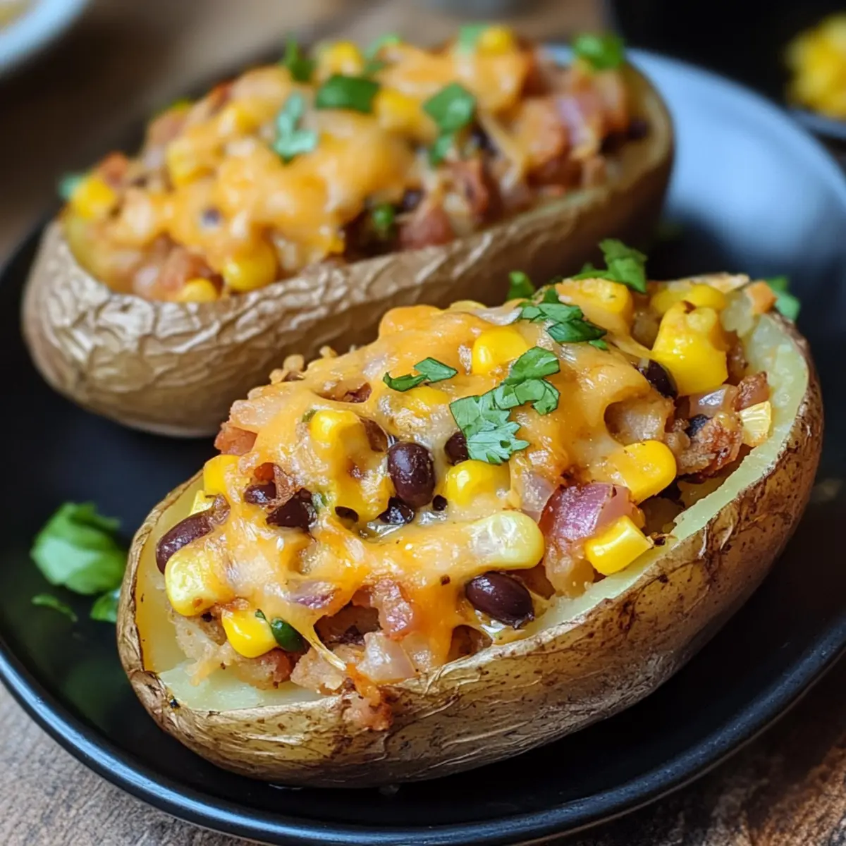 Gefüllte Ofenkartoffeln vegan und gesund genießen