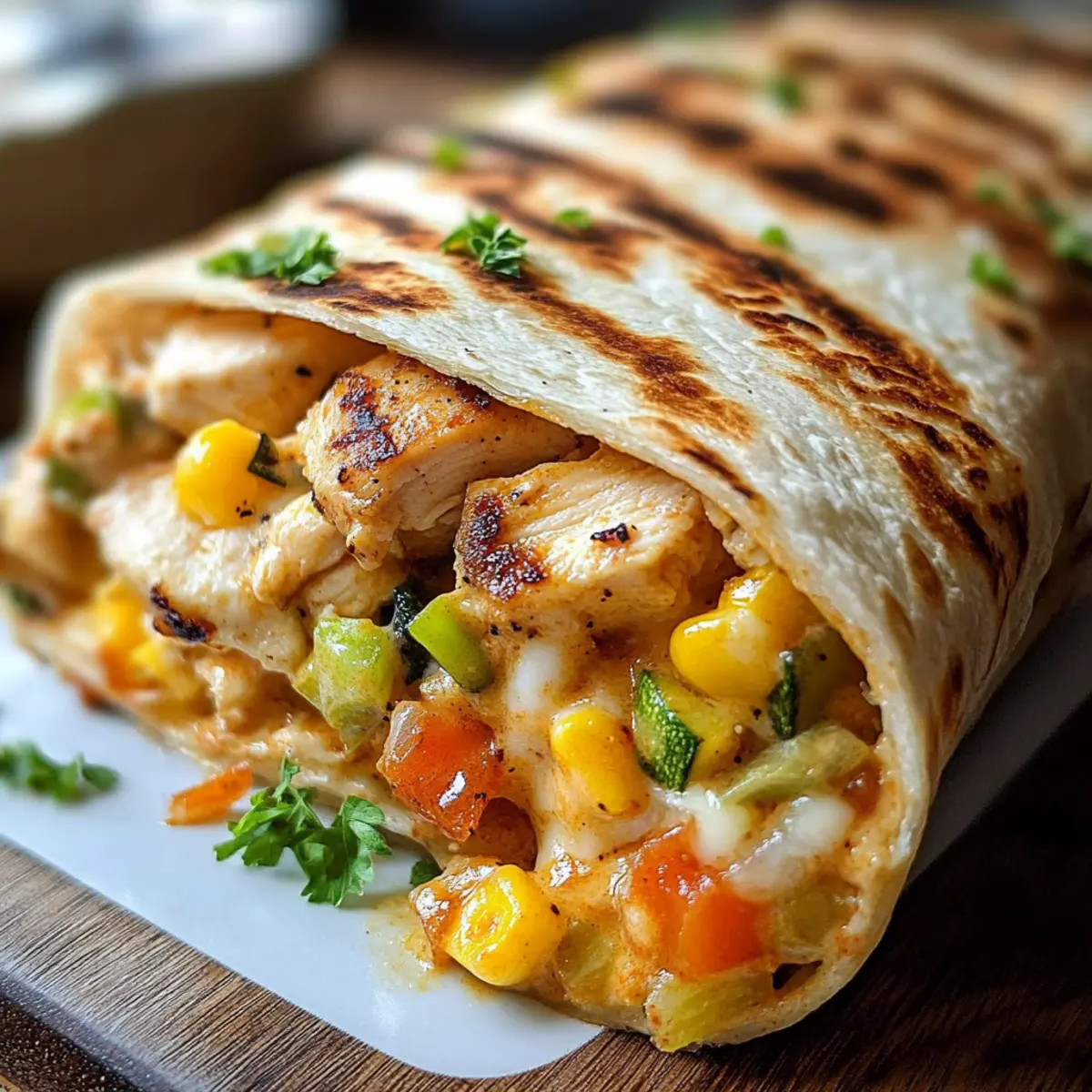 Hähnchen Käse Wraps für kreative Küchenabenteuer