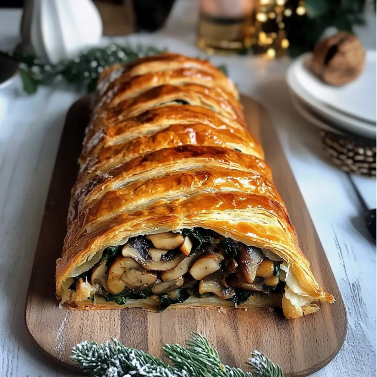 Kleinstadthippie: Veganer Pilzstrudel für Weihnachten
