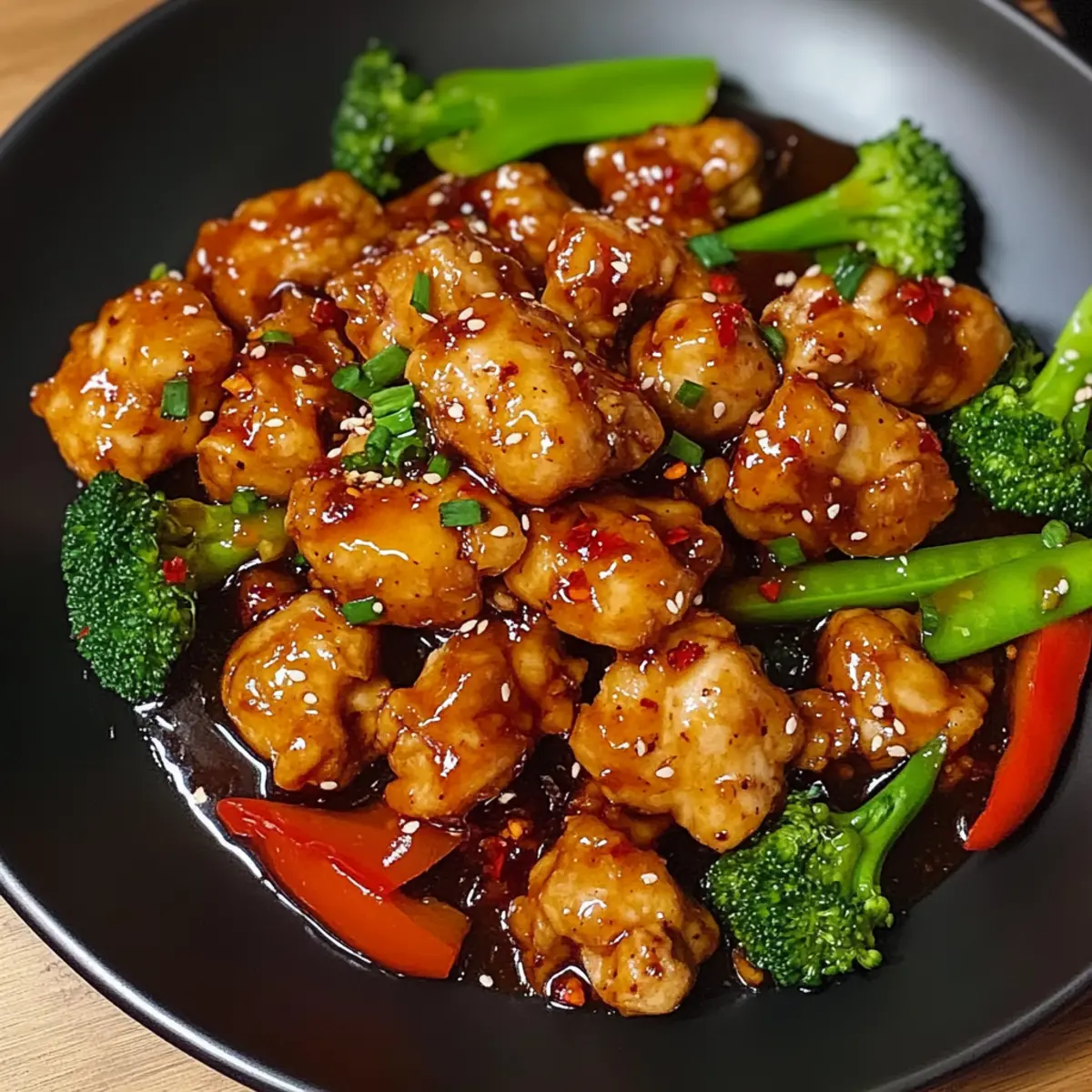 Mongolisches Hähnchen in 35 Minuten zubereiten