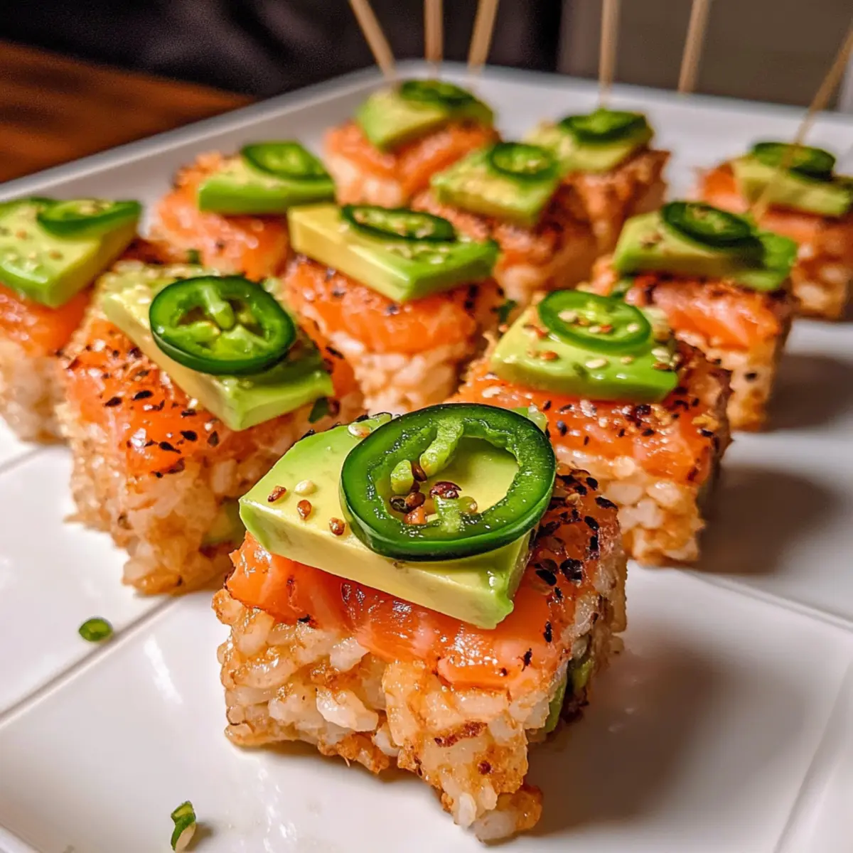 Lachs Knuspriger Reis für den ultimativen Genuss