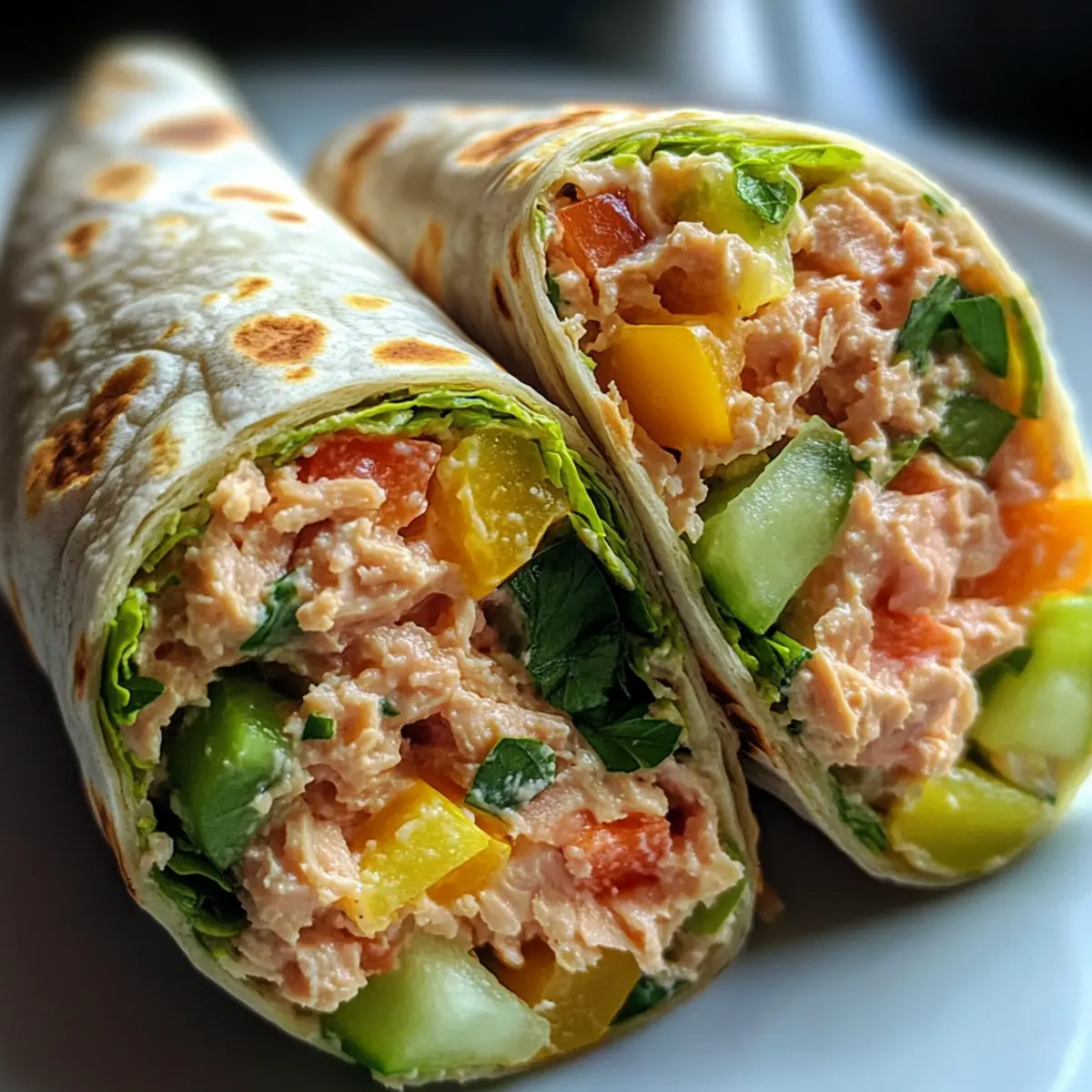 Schneller Thunfisch-Wrap – Ein Genuss für Zwischendurch