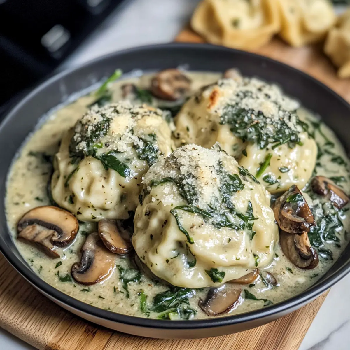 Spinatknödel als Hauptgericht schnell und einfach