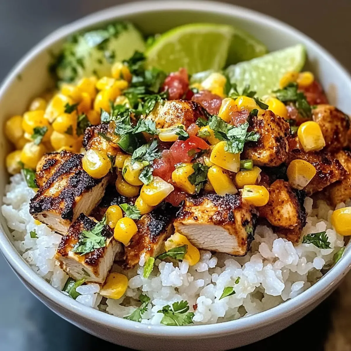 Straßenmaisküken-Reis-Schüssel: Lecker und schnell!