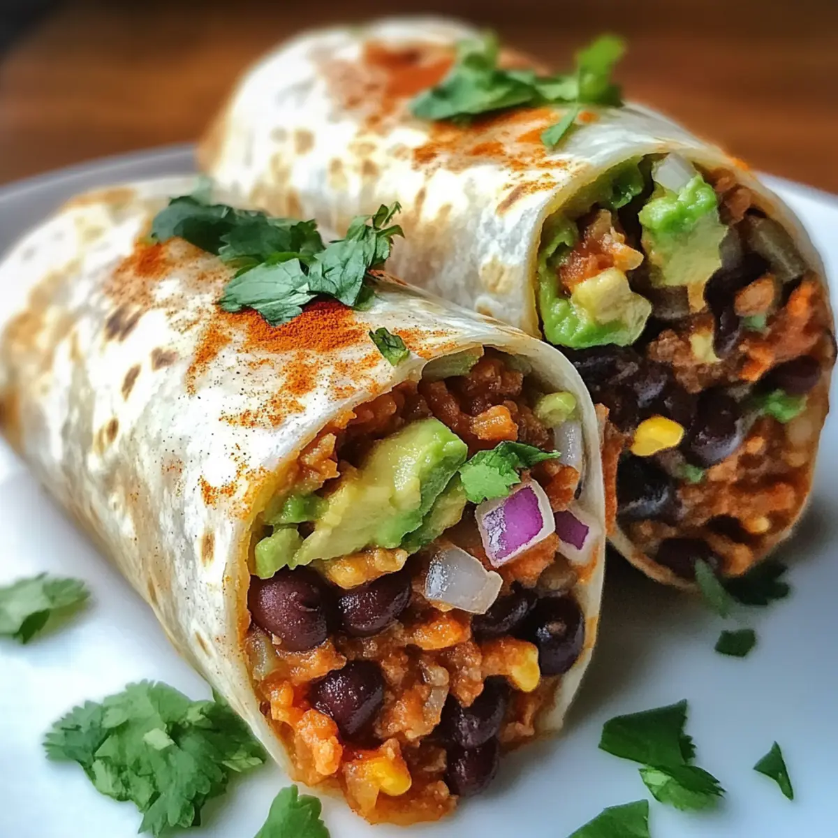Vegane Burrito-Wraps in nur 10 Minuten zubereiten