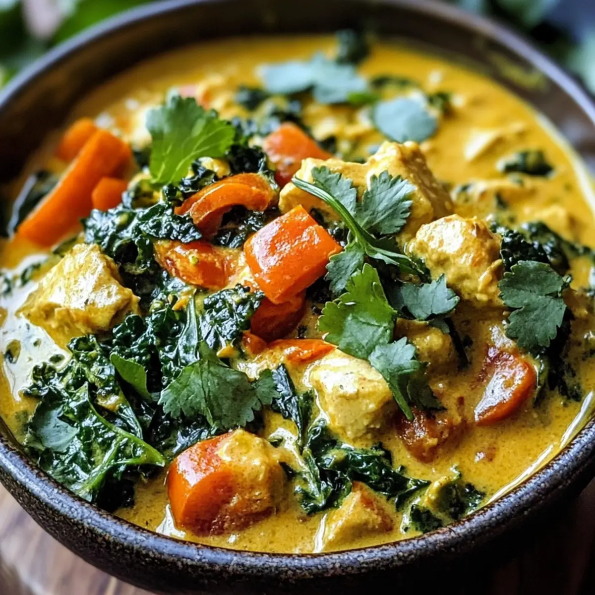 Veganes Grünkohl-Curry für gesunden Genuss