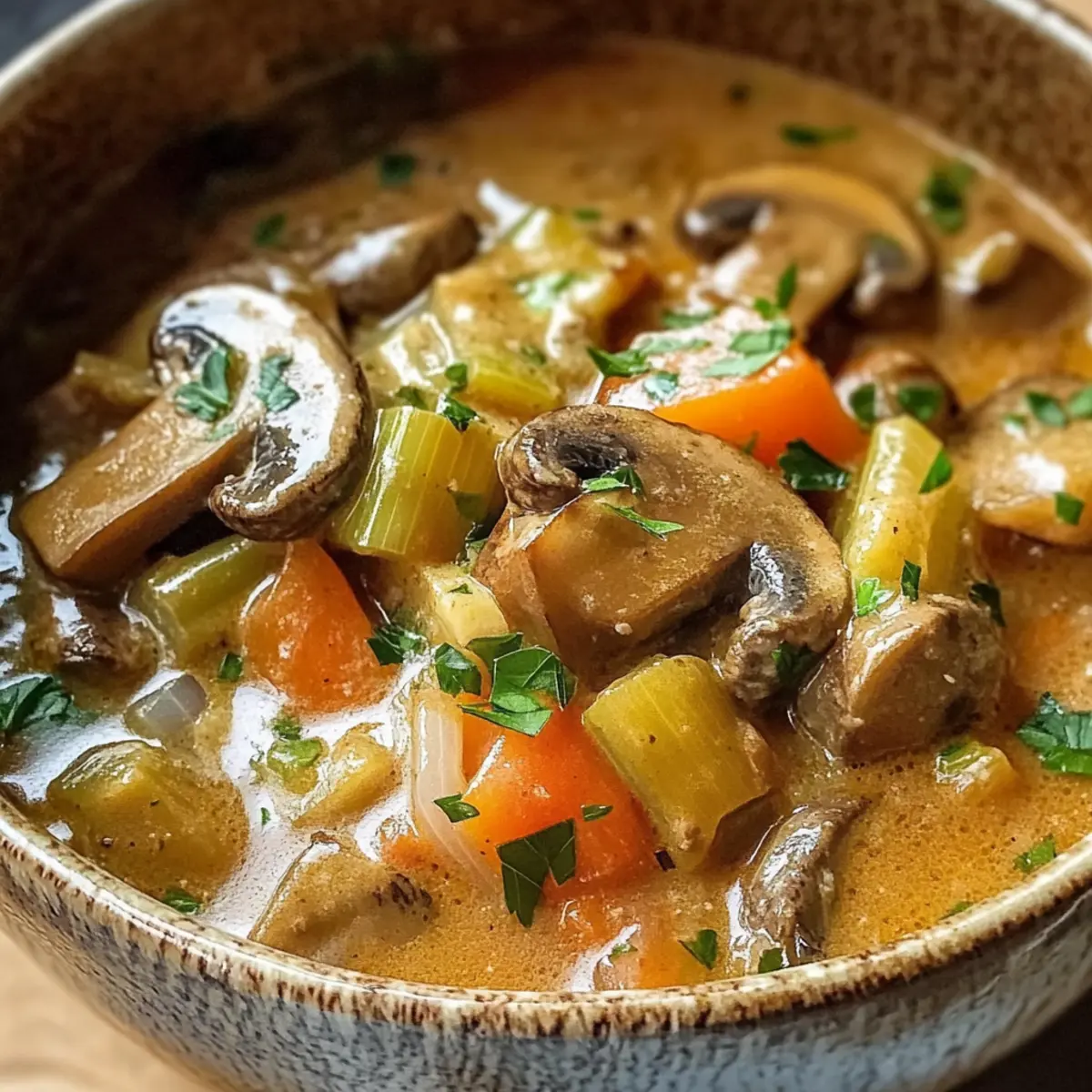 Veganes Lauch-Pilz-Gulasch für leckere Abende