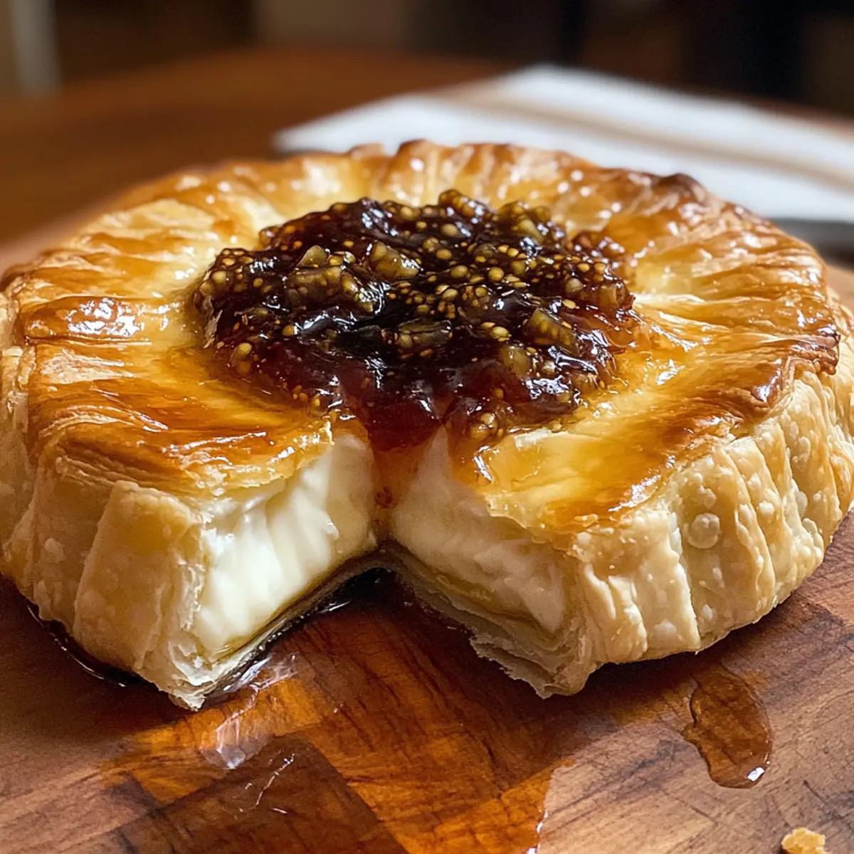 Gebackener Brie mit Feigenmarmelade – Ein Genuss fürs Fest