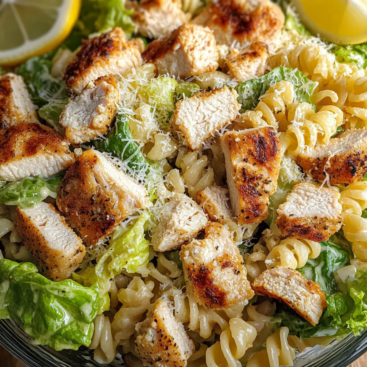 Hähnchen Caesar Nudelsalat W: Einfach und Köstlich