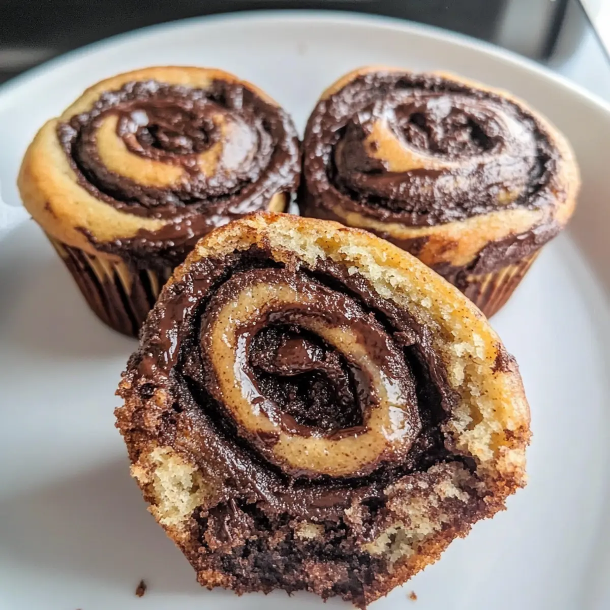 Zimtschokoladen-Babka-Muffins für den perfekten Genuss