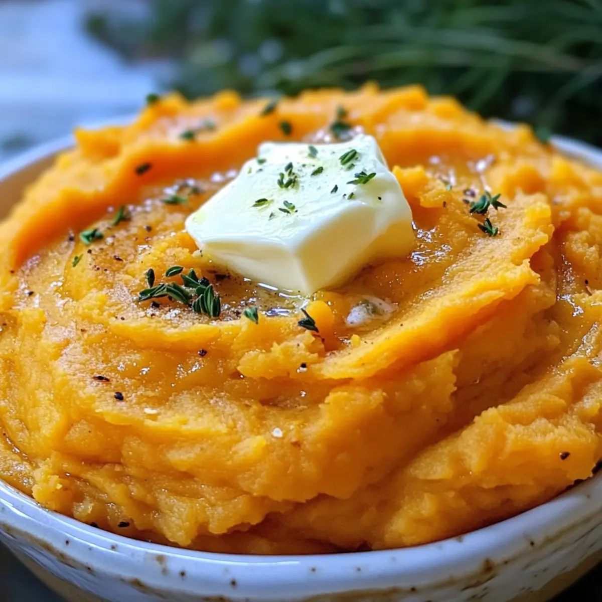 Fluffige pürierte Süßkartoffeln für jedes Festmahl