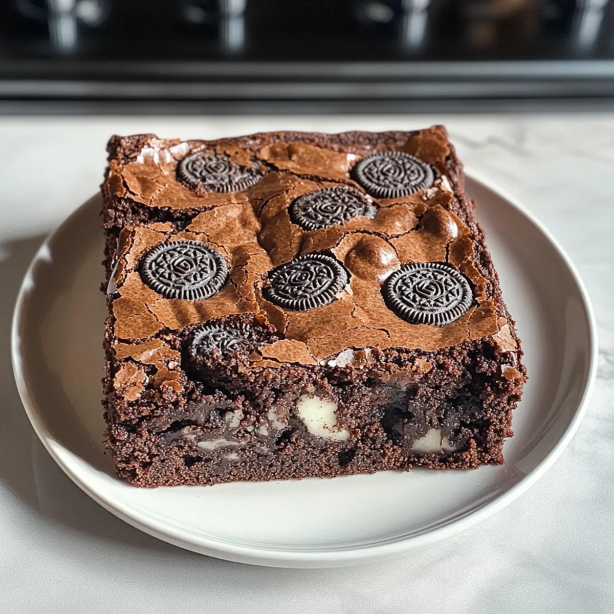 Fudgy Oreo Brownie Liebe auf den ersten Biss