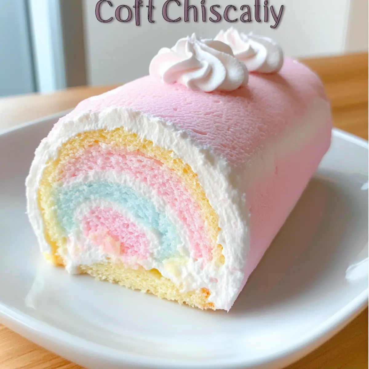 Japanische Zuckerwatte Kuchenrolle – Süße Versuchung